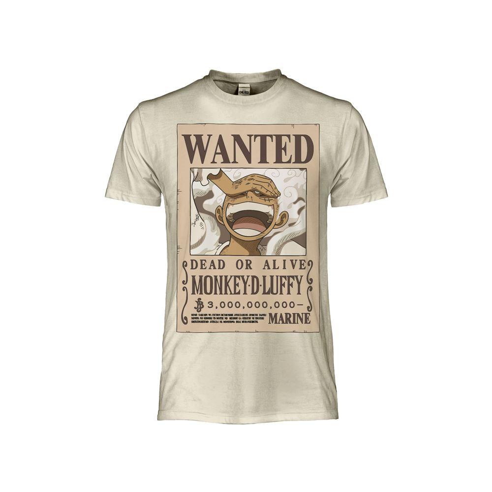 One Piece Original Official TShirt Jersey TShirt Natural Beige S