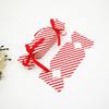 Creative Valentine's Day Paper Gift Box DIY Candy Shape Valentine's Day Candy Container Striped Paper Packaging