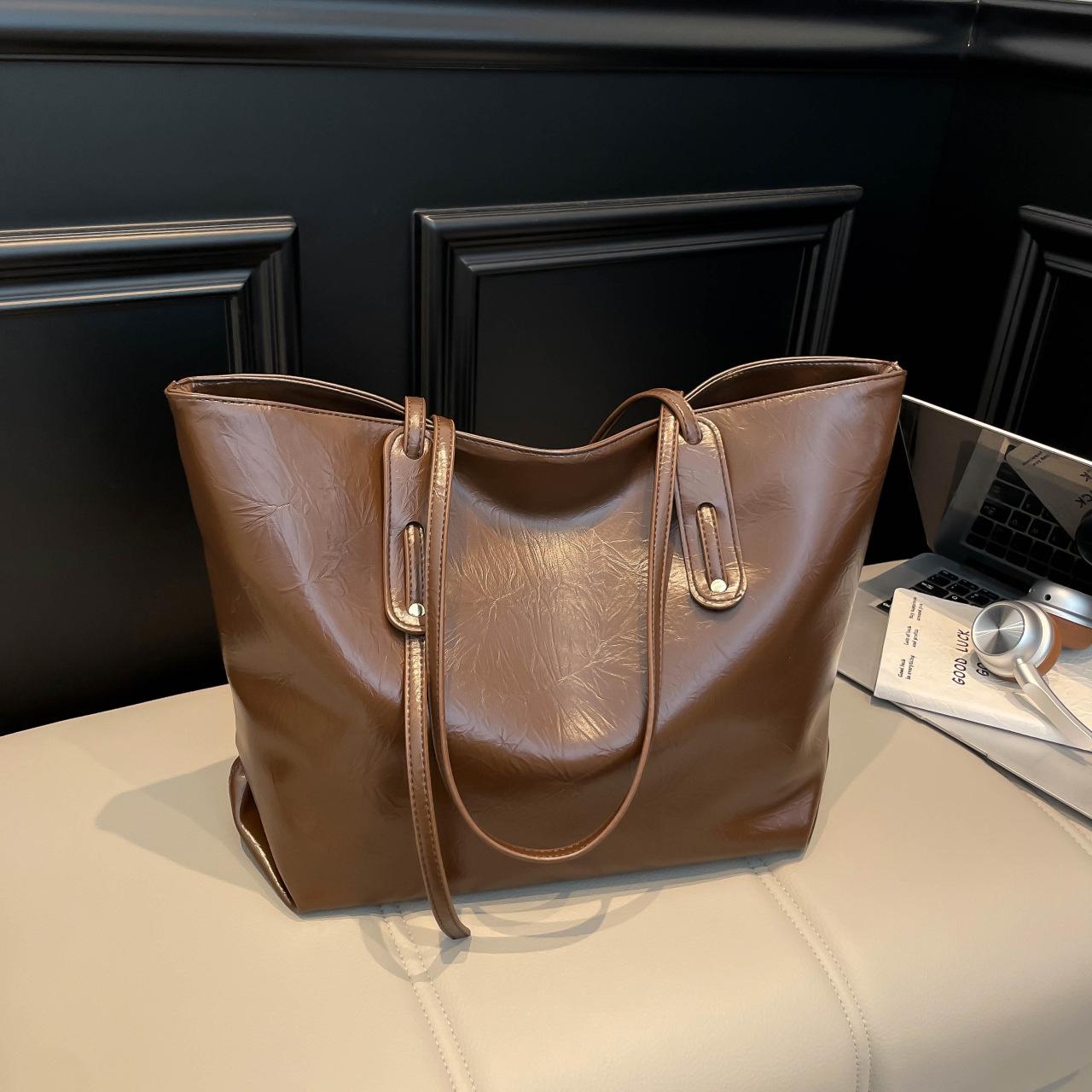 

2025 Осень Женская Модная Сумка-Тоут Большой Вместимости и Легкая