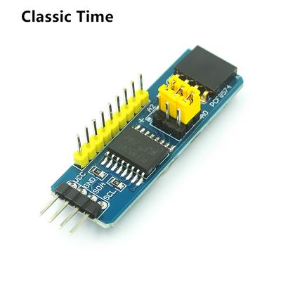 PCF8574 PCF8574T I/O-Erweiterungsmodul für I2C IIC-Port-Schnittstellenunterstützung, kaskadierendes erweitertes Modul für Arduino-Erweiterungsplatine