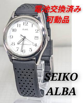 Ceas SEIKO ALBA pentru bărbați, cu baterie și curea, Funcțional, Înlocuit, Stare, T-25