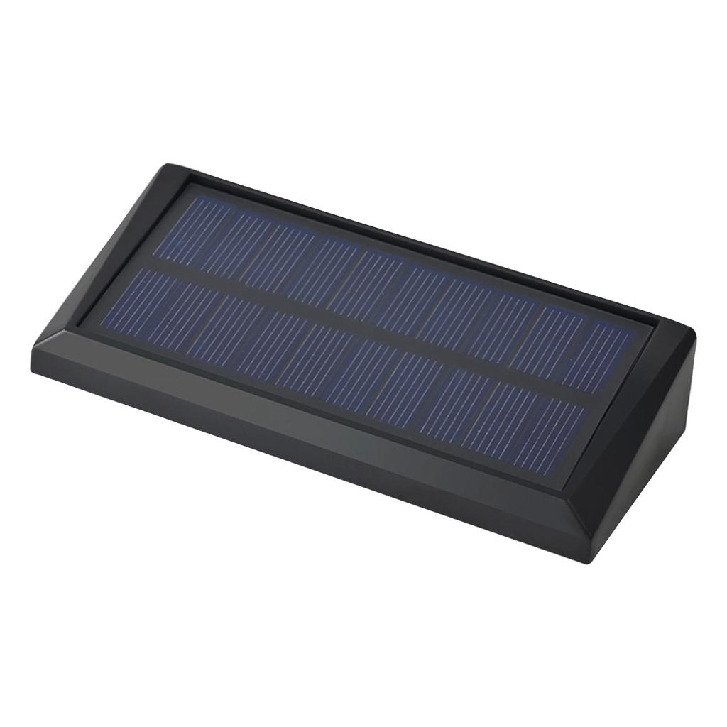 Solar Outdoor Light 2pc Solar Panel Rechargeable Waterproof LED Garden Wall Light for Pathway Fence Yard Decoration