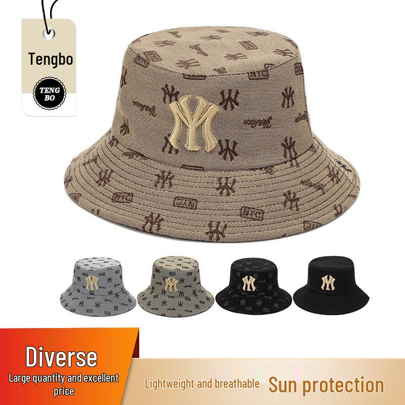 Trendy Embroidered Bucket Hat - Versatile Summer Sun Hat for Men & Women