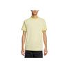Adidas Originals Round Neck Logo Slim Fit Short Sleeve T-Shirt Men Tops Pink Yellow JN7021