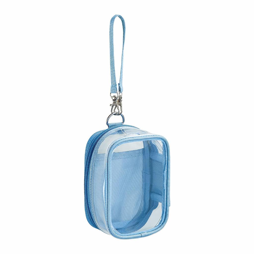 LIHIT LAB myfa Oshikatsu Plush Toy Decoration Box Pouch Mini Powder Blue A3305-14