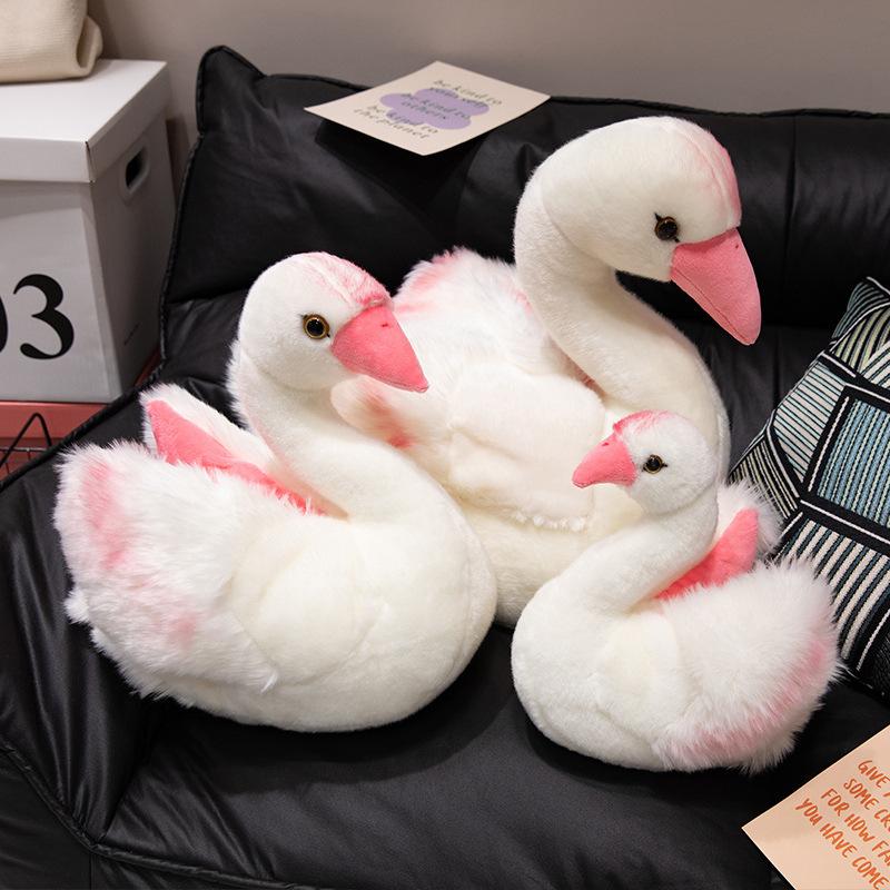 Cute White Swan Doll Doll Plush Toy Pillow Sofa Ornament Rag Doll Little Girl Birthday Gift