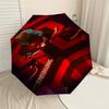 1pc The Shining Automatic Open/Close Umbrella Compact Folding Umbrella with 8-Rib Shaft lightweight esign, for Women/Men1135A