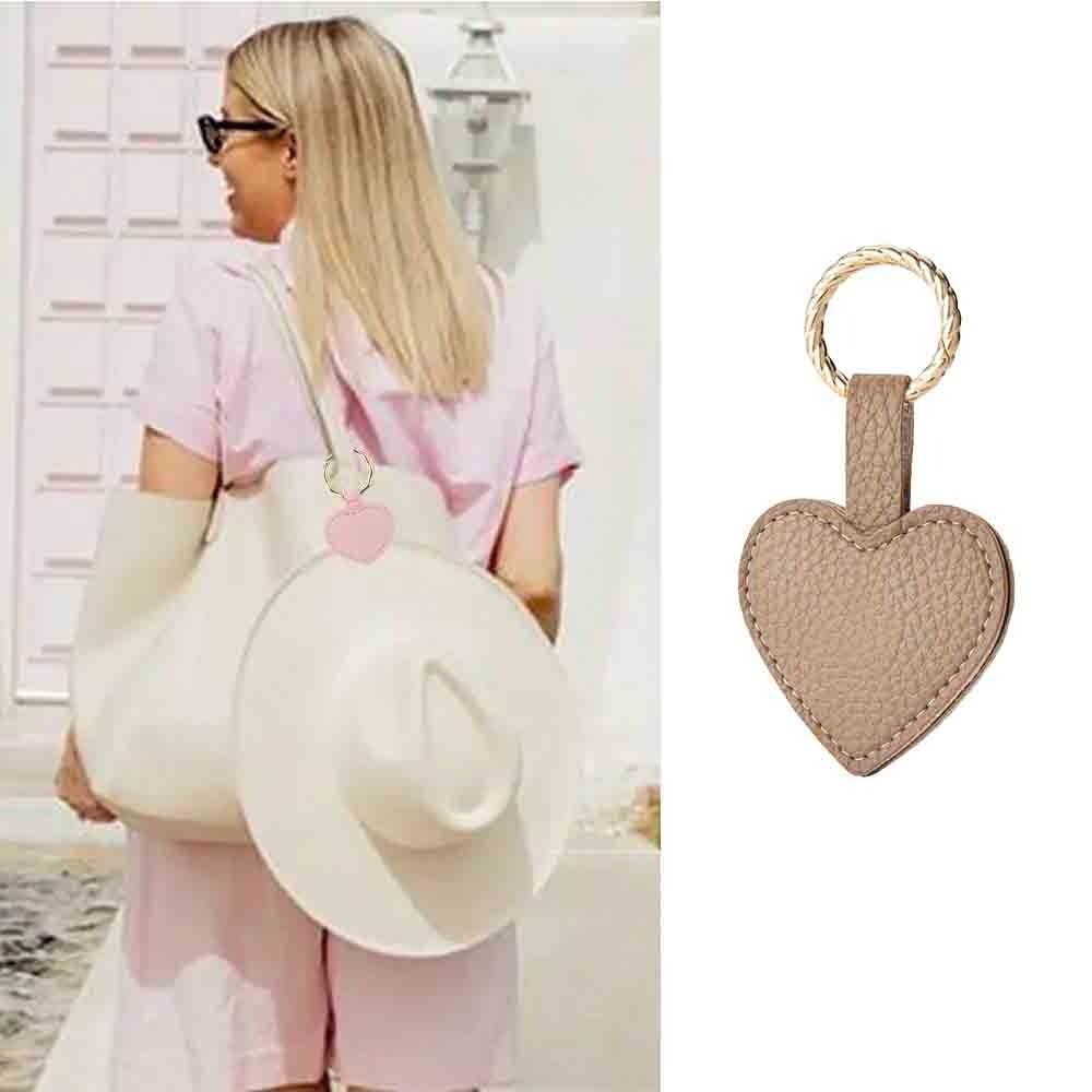 Heart Love Shape Hat Holder Wallet Buckle Pu Leather Magnetic Hat Clip High Quality   Kids