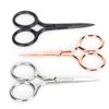 3Pcs Vintage Scissors Small Portable for Eyebrow Nose Hair Trimming Cutting Tools