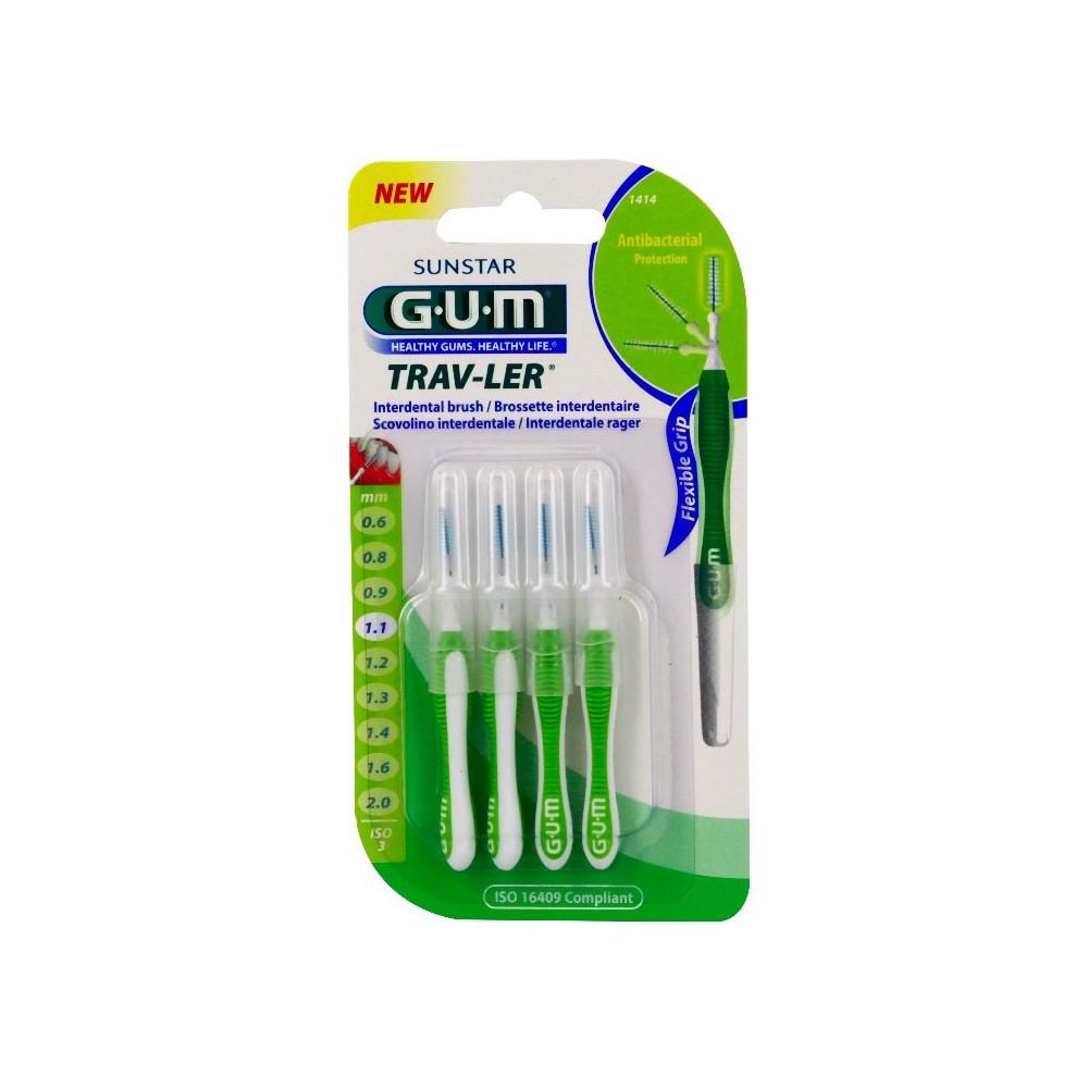

Щетки Gum Trav-Ler 1,1 мм, упаковка из 4 шт. 1414