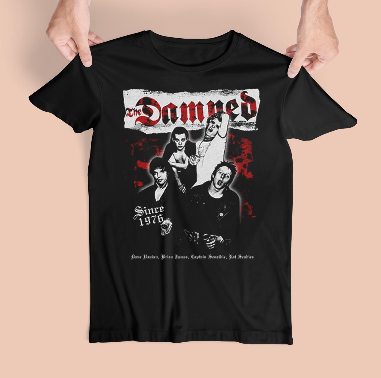 Retro The Best of The Damned Shirt Short Sleeve Black Size XXXL