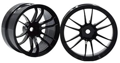 Rodas Reve D Competição UL12 Preto, Offset 6, Conjunto de 2 (RW-UL12K6)
