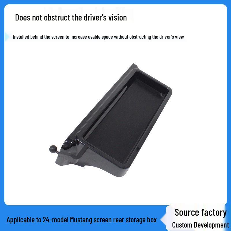 24V Mustang Center Console Rear Storage & Phone Holder For small screen