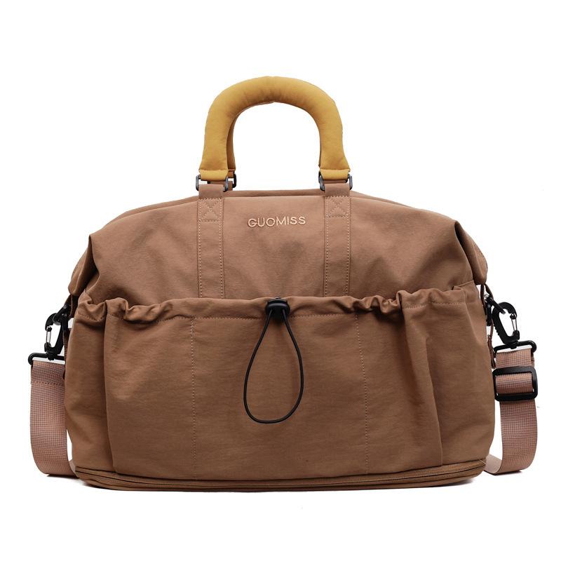 Minimalist Travel Duffel Bag with Front Pocket Large Capacity Weekend Casual Carry On Bag