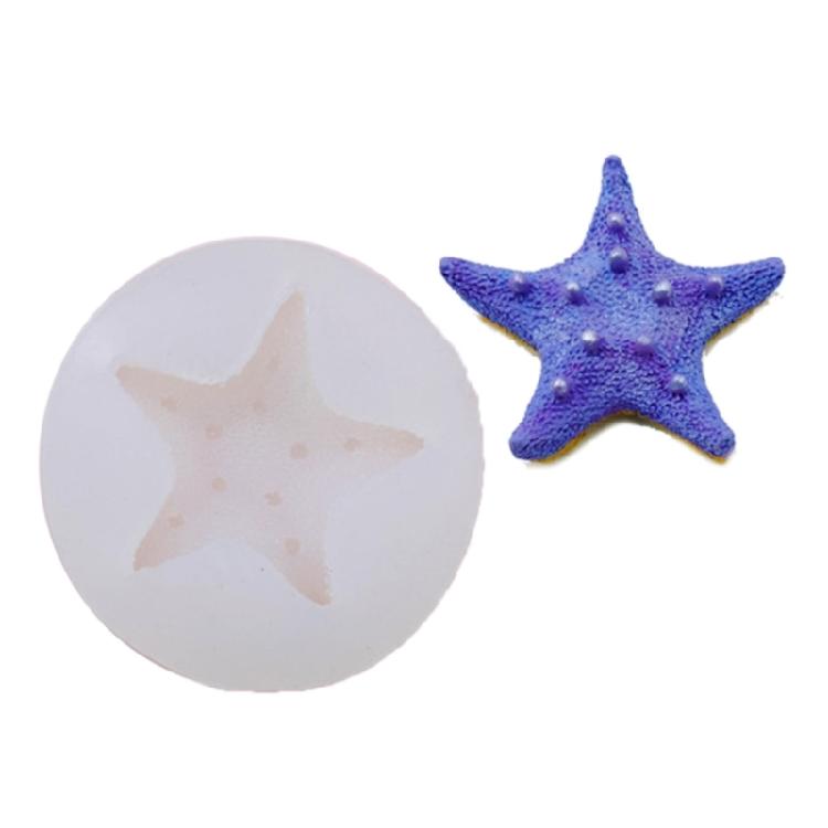Multipurpose Silicone Craft Mold with Starfish Shell Design Perfect for Candle Soap Resin Art Craft Enthusiasts