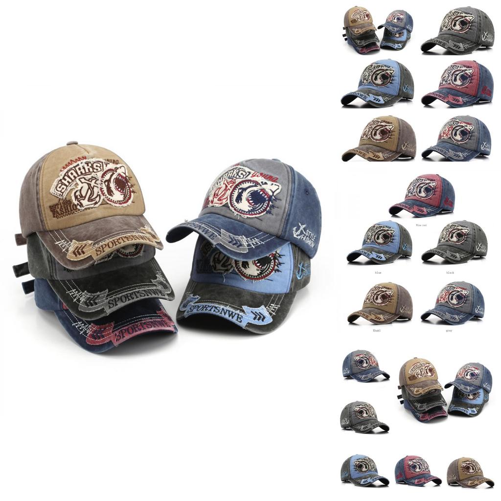 Retro Vintage Distressed Trucker Baseball Cap For Men And Women