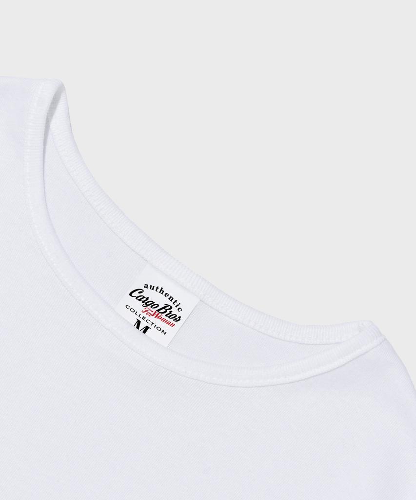 CARGOBROS FOR WOMAN Cargo Street Logo Short Sleeve T-Shirt (White)