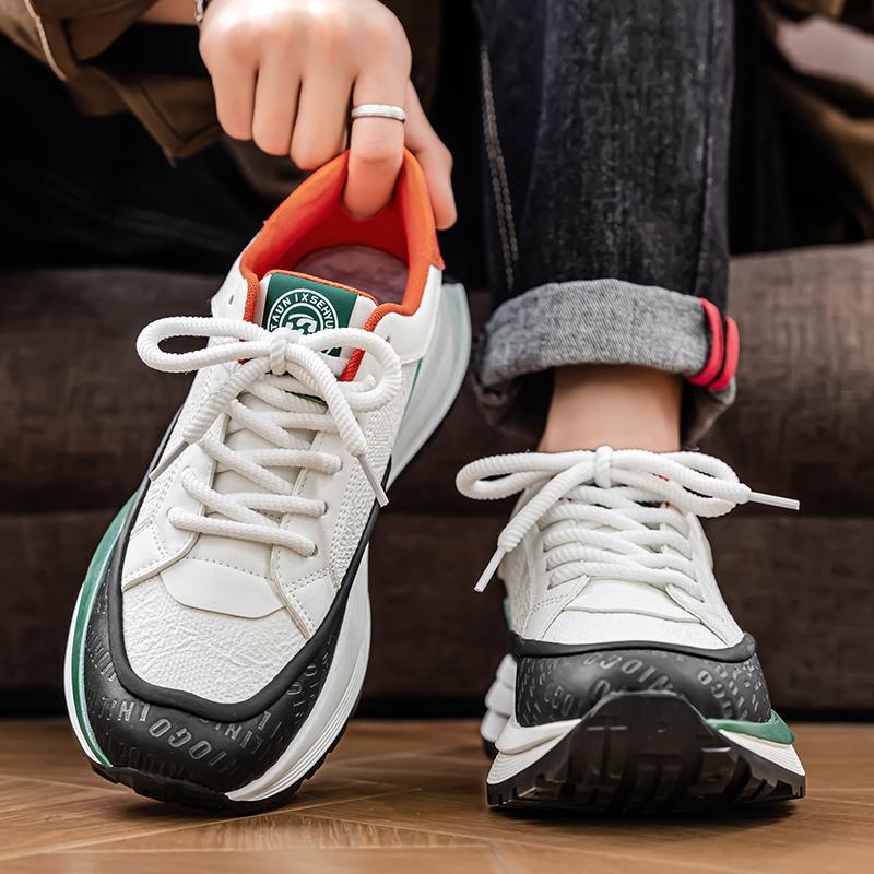 New Fashion Men's Four Seasons Comfortable  Shoes Students Male Boys Trending Soft Sole Breathable Casual Running Sneakers