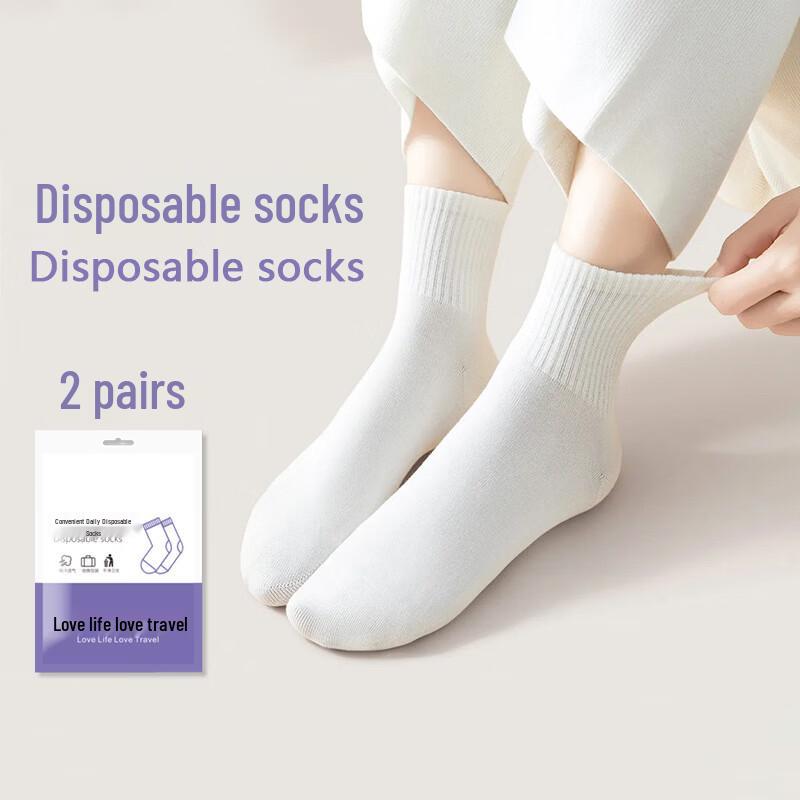 Ximaina Unisex Disposable Mid-Calf Socks