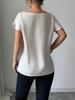 Europe & America Off-Shoulder Women's Wide Collar Shirt: Sexy, Casual, Comfortable Top