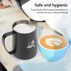 Frothing Cup Prevent Spilling 304 Stainless Steel Milk Frothing Pitcher with Handle for Coffee Making 600ml