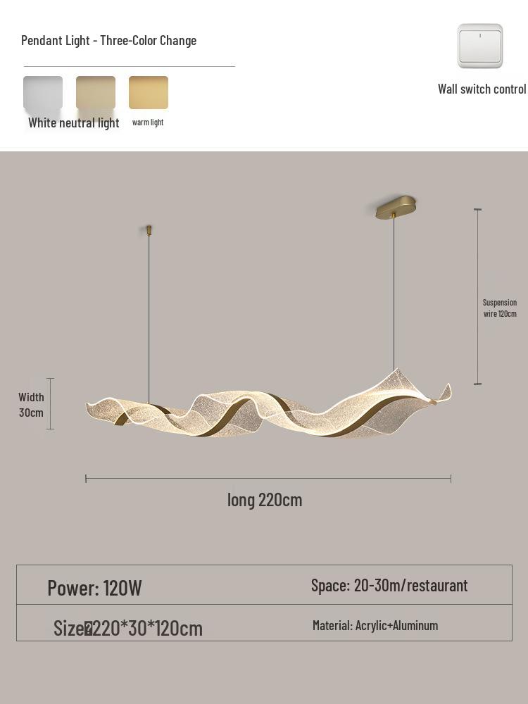 Nordic Starry Sky Wave Chandelier - Modern Designer Lighting for Restaurants, Hotels, Bars, and Tea Rooms