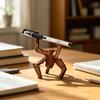 3D Printed Pen Holder Funny Alien Figure Desk Organizer for Pencils Pens Unique Sci-Fi