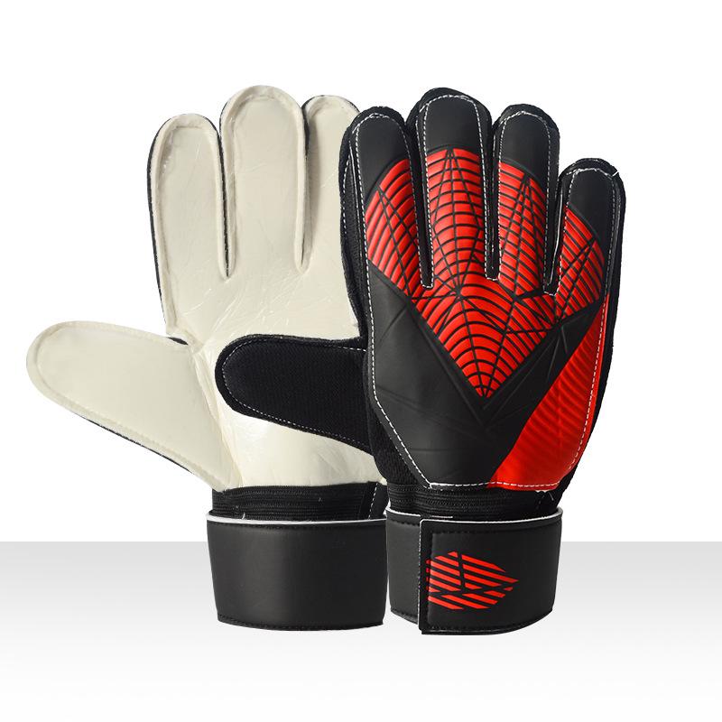 Goalkeeper Gloves: Thickened Latex, Wear-Resistant, Anti-Slip, Adult Model with Finger Protection