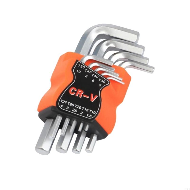 

9Pcs Torx L Shaped Wrench Set Corrosion Resistant For Professional Mechanics