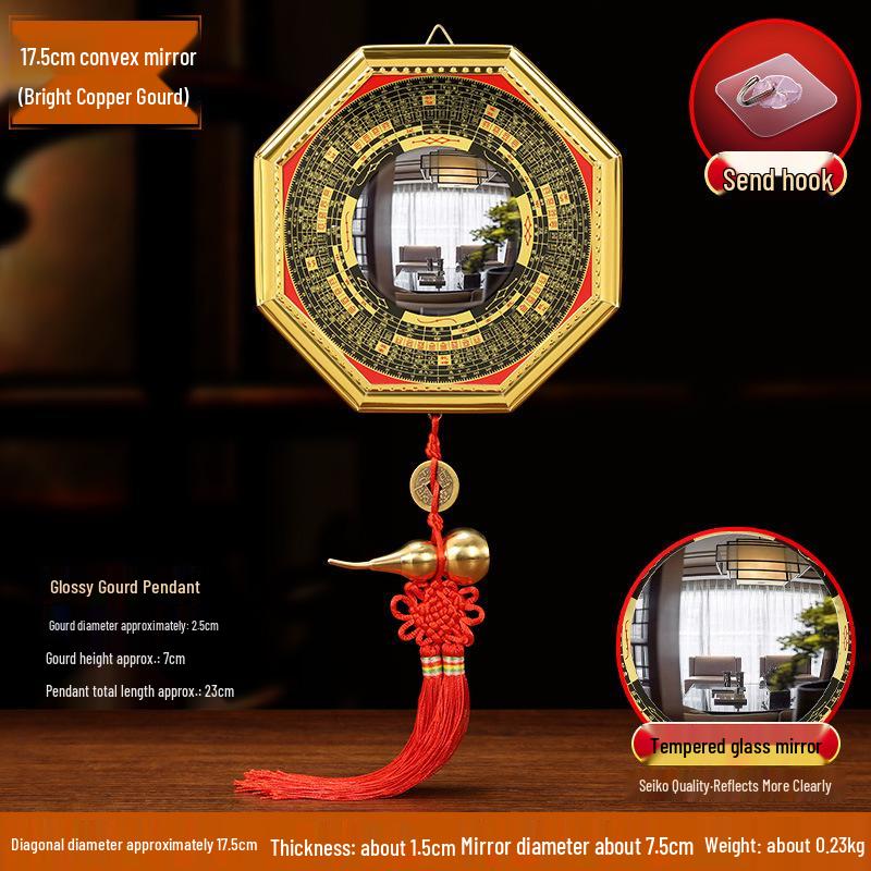 Wypukłe lustro Bagua Tai Chi do dekoracji domu i sklepu