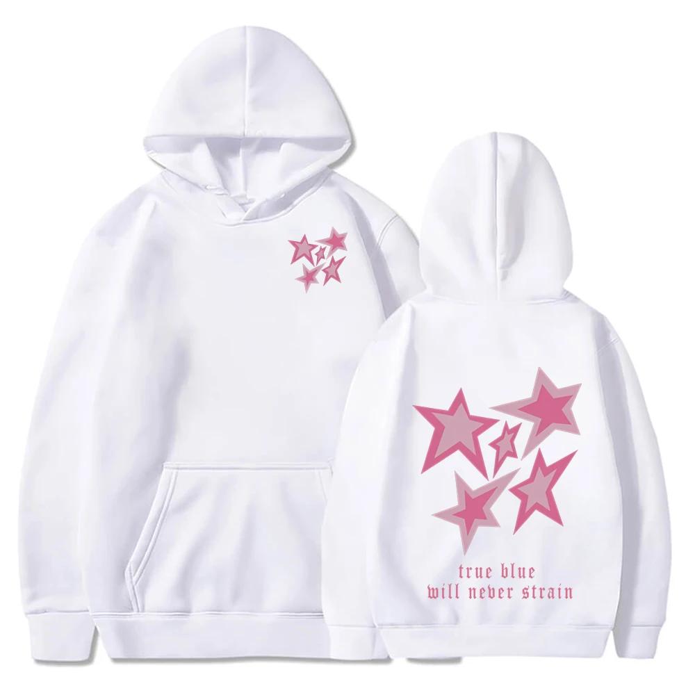 Autumn Winter Six Star Printed Long Sleeve Hoodie Women Men Casual Fashion Streetwear O-Neck Long Sleeve Fleece Sweatshirts Tops