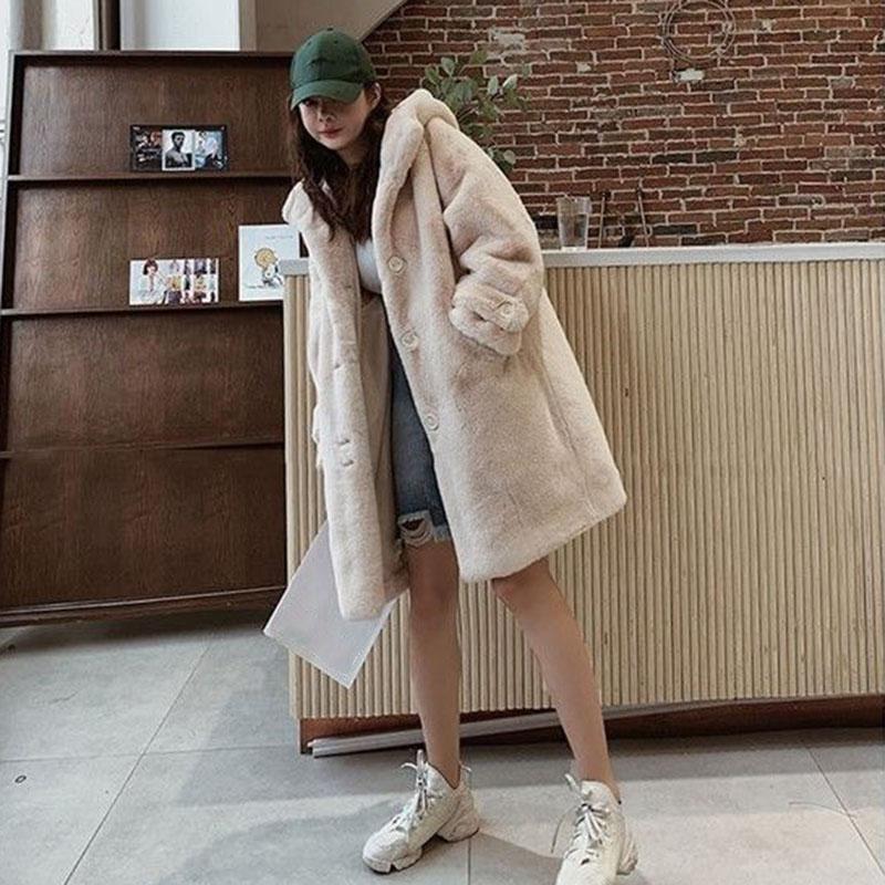 Autumn and Winter Plus Size Padded Thickened Medium Length Loose Jacket Casual Comfortable Warm Zip Paragraph Outerwear