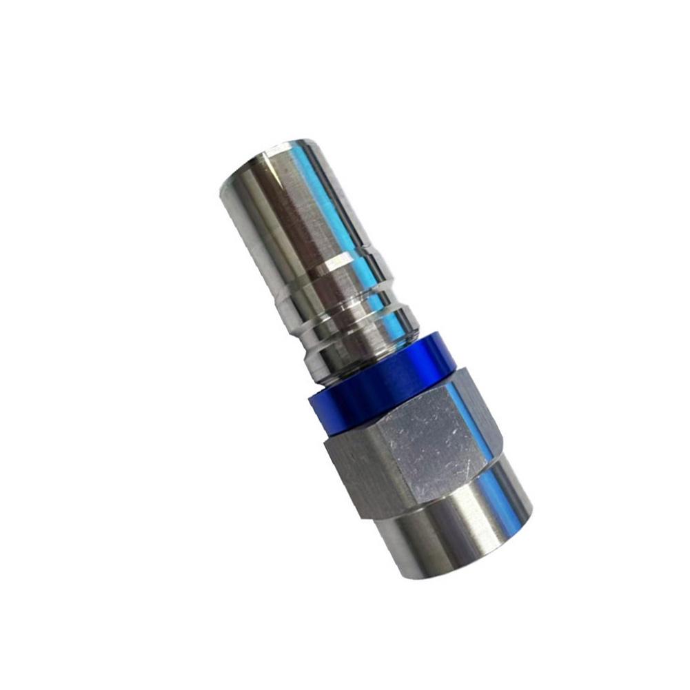 

1pc Stainless Steel Quick Connector Hydraulic Quick Coupler Leak-Proof For LED Curing Systems G1/2 Female Thread