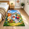 Doraemon Adventure Team Journey Non-Slip Home Carpet Design for Office Decor Living Room Gift