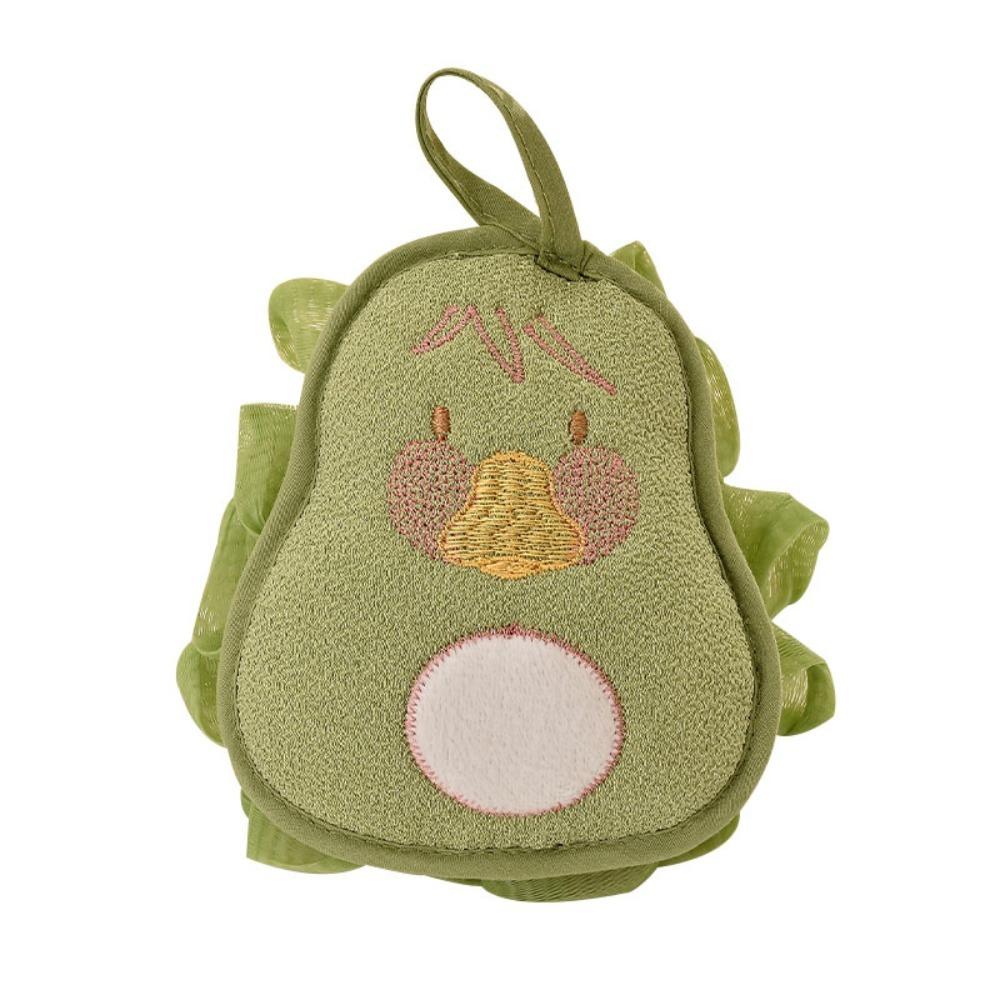 2PCS Cute Bath Balls Soft Bath Sponge Creative Shower Mesh Ball  Home зелёный