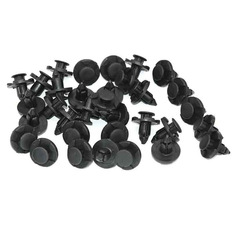 50 Stück/Set Auto Stoßstange Kotflügel Druckniet 8mm Halter Kunststoff Auto Befestigungsclip für Universelle Auto Nietbefestiger