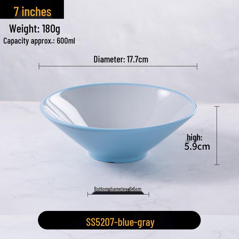 JINMEILI Melamine Conical Ramen Bowl