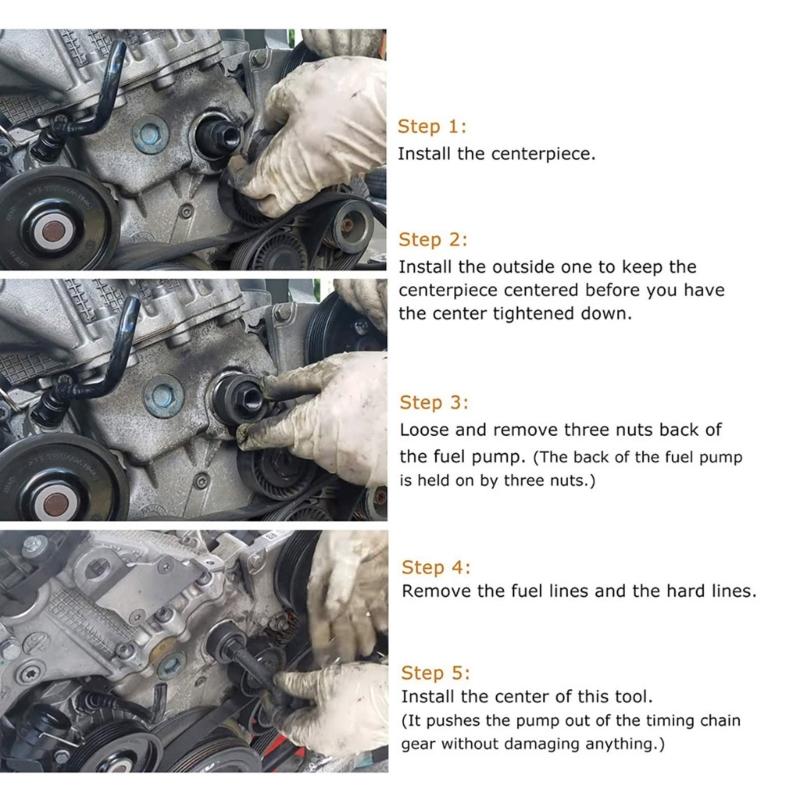 Efficient & Durable Tool for Engine Fuels Pump Assembly Engine Injections Fuels Pump Puller Sprocket Tool for M47 M57