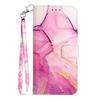 Per Xiaomi Redmi 15C 4G (171mm) Custodia con Cinturino Motivo Marmo Copertura in Pelle per Telefono Porta Carte