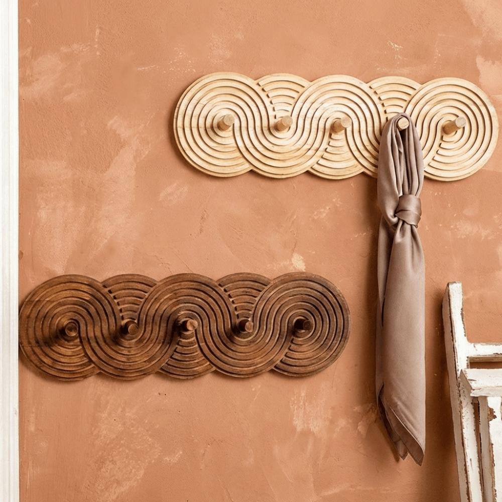 Bohemian Style Wall-Mounted Organizer Modern Entryway Organizer Key Storage Rack  Interior Decor