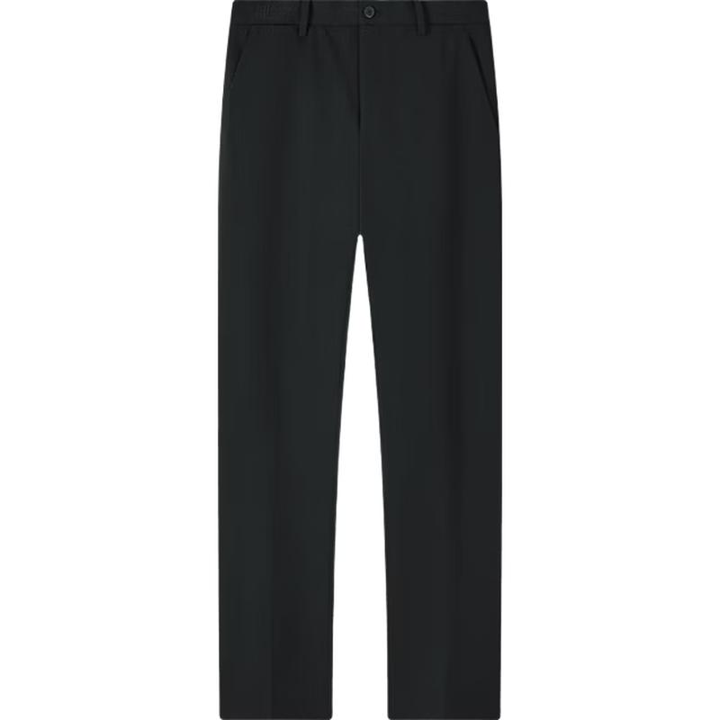 JOEONE Men's Fade-Resistant Easy-Care Business Straight-Leg Dress Pants