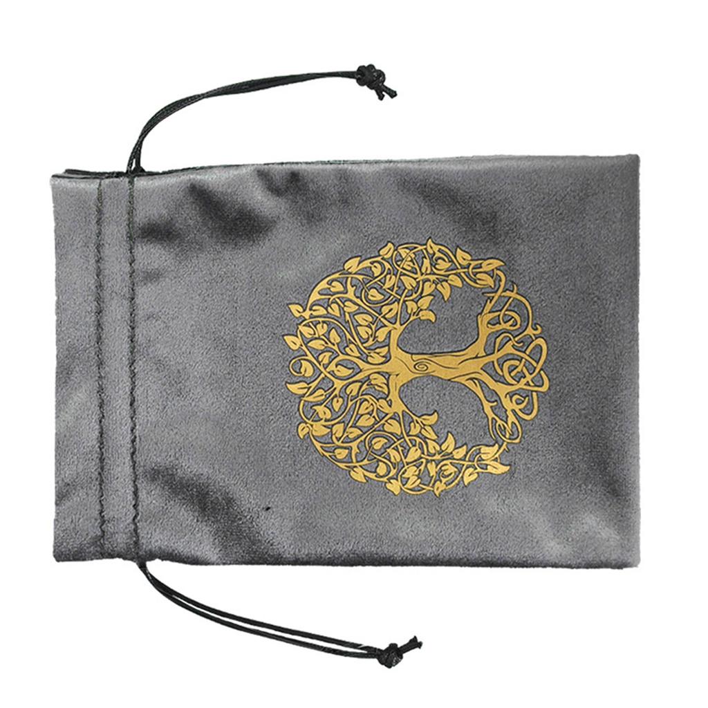 Flannel Tarot Storage Bag Board Game Cards Drawstrings Bag Oracles Cards Rune Bag Travel Gift Bag Jewelry Pouches