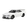 Aoshima Bunka Kyozai (AOSHIMA) 1/24 Pre-painted Model Series Nissan BNR34 Skyline GT-R VEspec II 2000 White Plastic Model 03-B