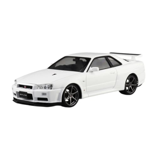 Aoshima Bunka Kyozai (AOSHIMA) 1/24 Pre-painted Model Series Nissan BNR34 Skyline GT-R VEspec II 2000 White Plastic Model 03-B