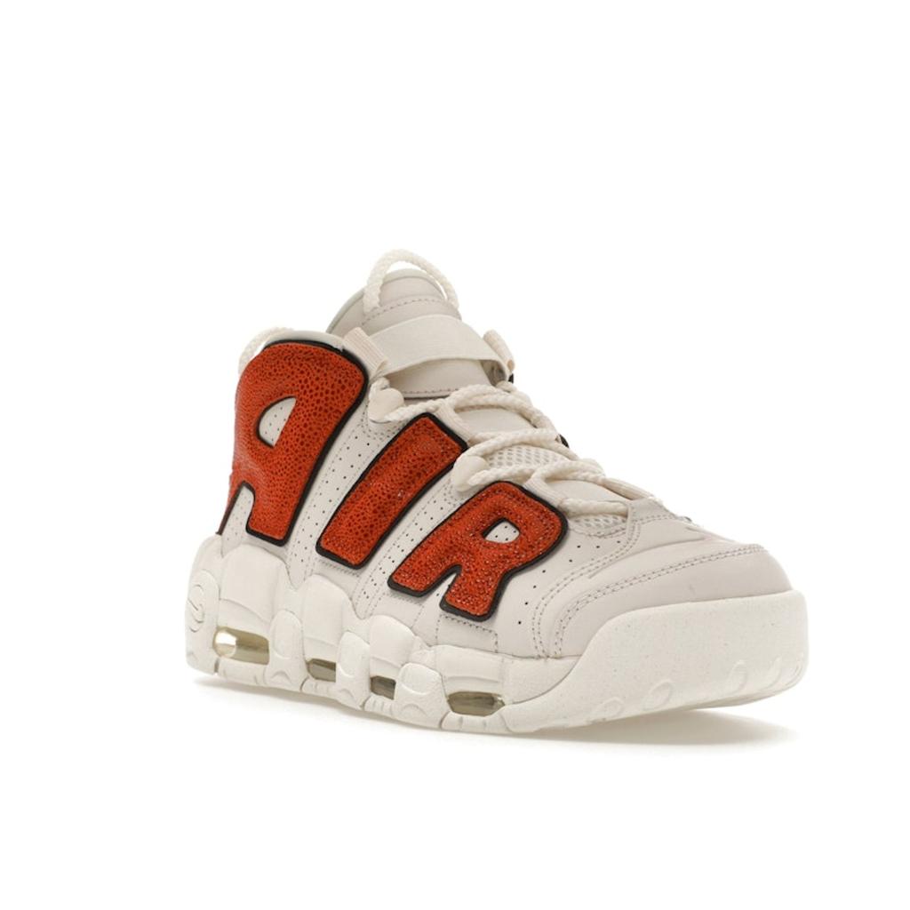 Nike Air More Uptempo Basketball Leather Women Sneakers White Phantom Black DZ5227-001