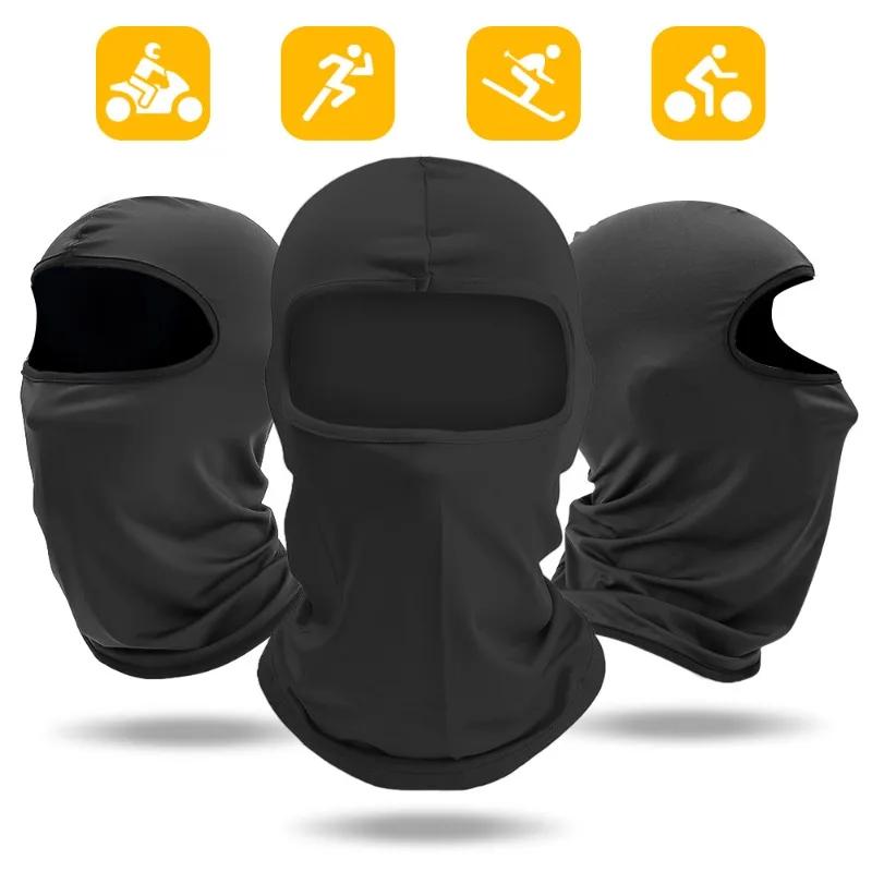 1/2pcs Cycling Balaclava Unisex Breathable Ice Silk Motorcycle Riding Sports Face Mask Neck Protect Summer Sunscreen Headwear
