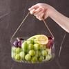 PET Ice Bucket High-value Household Portable Transparent Basket Beer Barrel Champagne Wine Fruit Storage Basket Home Accessories