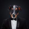 Máscara de Cabeça de Cachorro em Látex Realista Animal Máscara de Cabeça Inteira para Fantasia de Halloween Cosplay Festa a Fantasia Adereço
