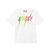 GUCCI T Shirts Men's Ecru Crew Neck Moderate 616036-XJFF9-9095