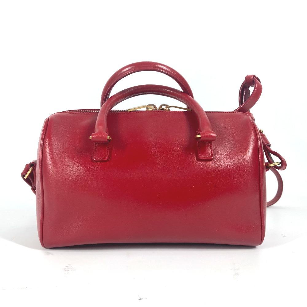 YVES SAINT LAURENT 330958 Baby Duffle Logo 2WAY Shoulder Bag Crossbody Hand Bag